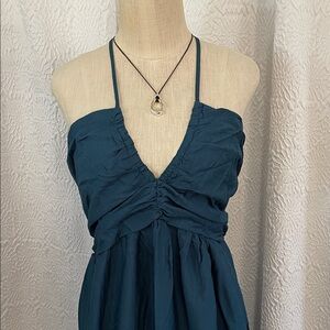 Chic Teal Halter dress